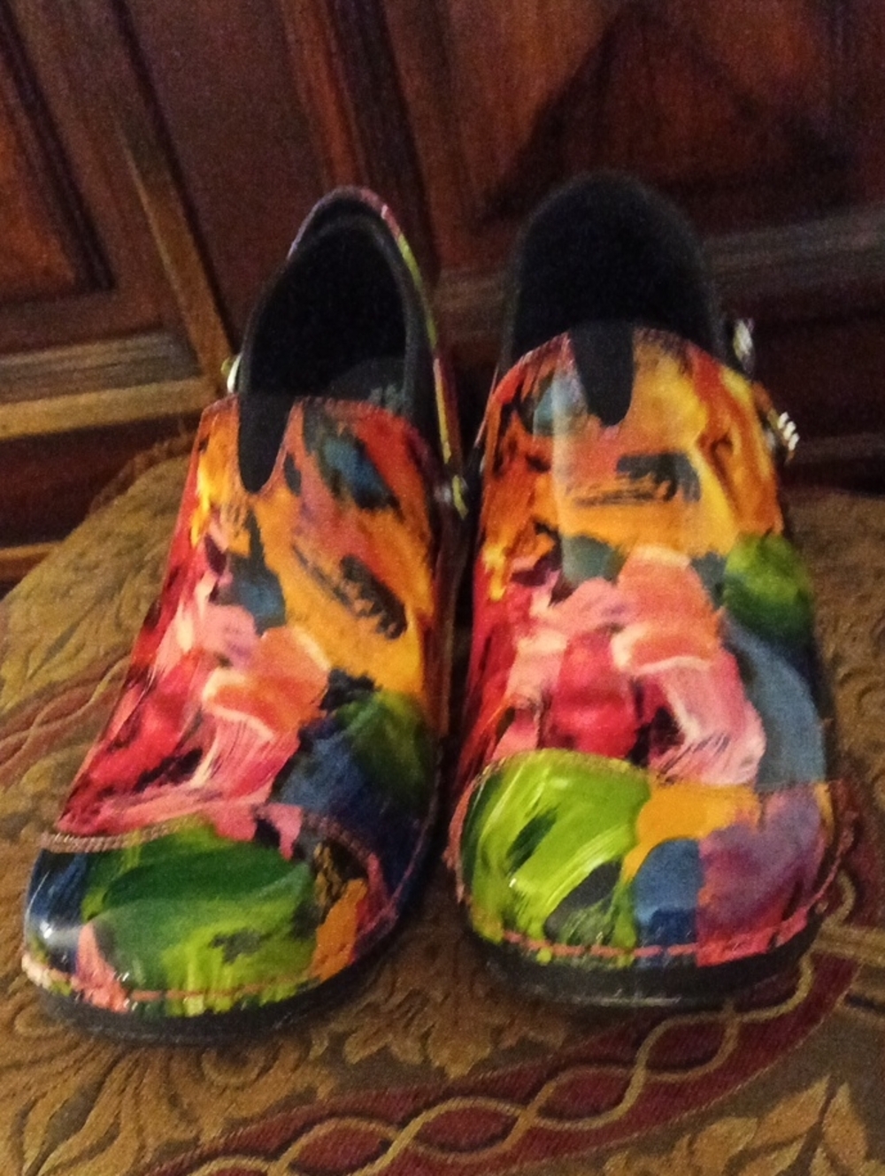 Rocky4eur Sole Healthcare Clogs Colorful Slip-On Nurses Shoes Size 10. Euro 40